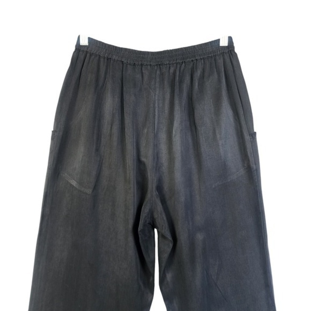 Djerf Avenue Womens On The Go Pants Size Small In Ash Black High Rise Loose Fit - Picture 5 of 14